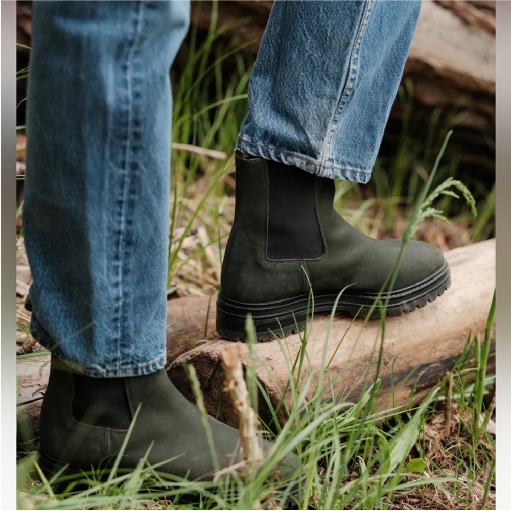 Jenni Kayne Brooklyn Lug Boot in Forest size 36